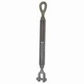 Cm Turnbuckle, JawEye, 38 In Thread, 1200 Lb Working, 6 In Take Up, Steel 0606JE